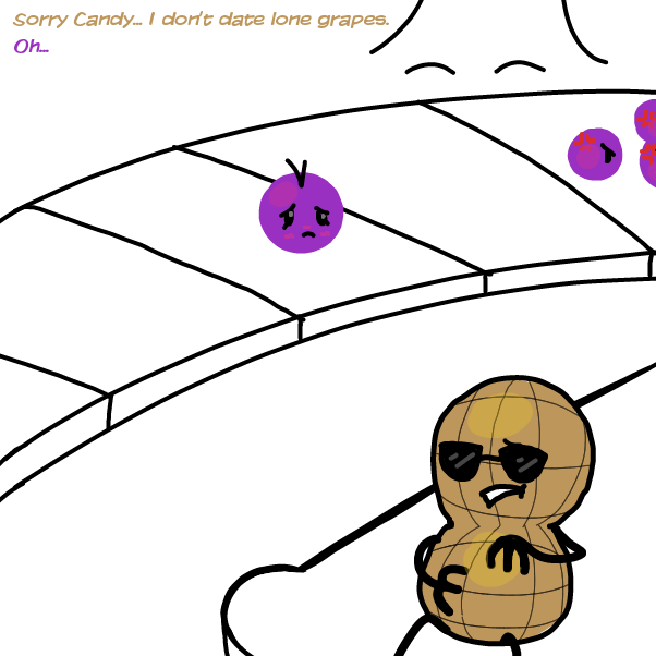 Drawing in Getting Smashed by Elle