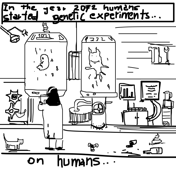 Drawing in post humanism by RafaelH