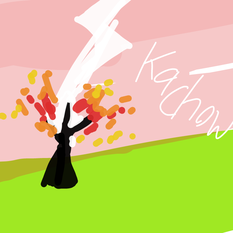 Drawing in sunset at night by pewpew