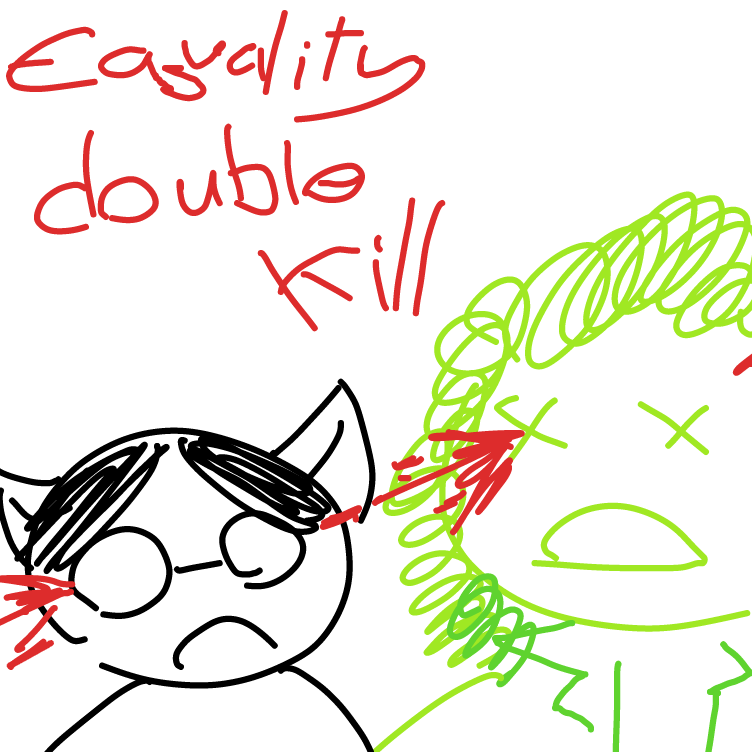 Drawing in ginger man raw dogs blue hair boy by pewpew