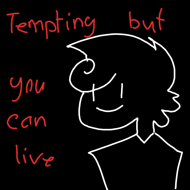 Drawing in The end  by pewpew