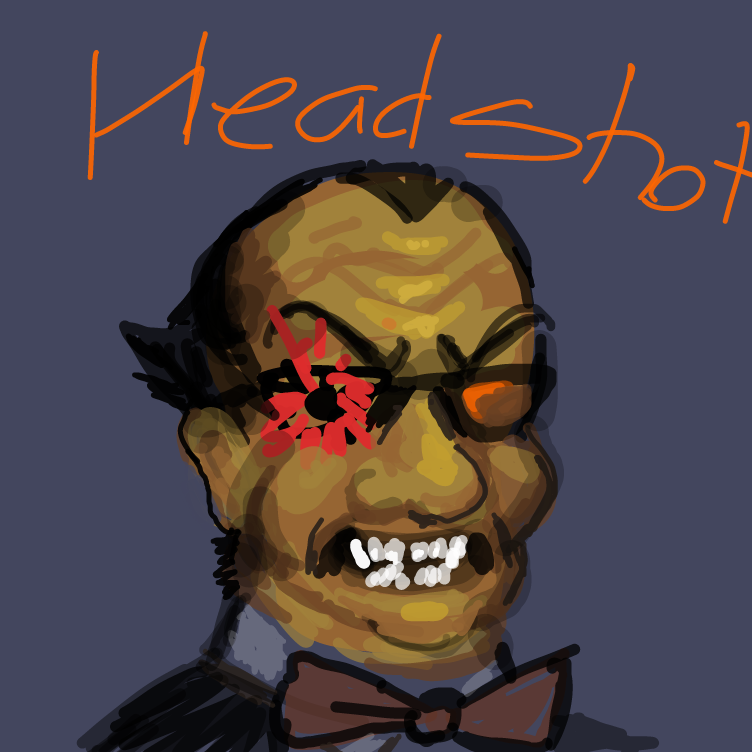 Drawing in Phychopath Goh by pewpew