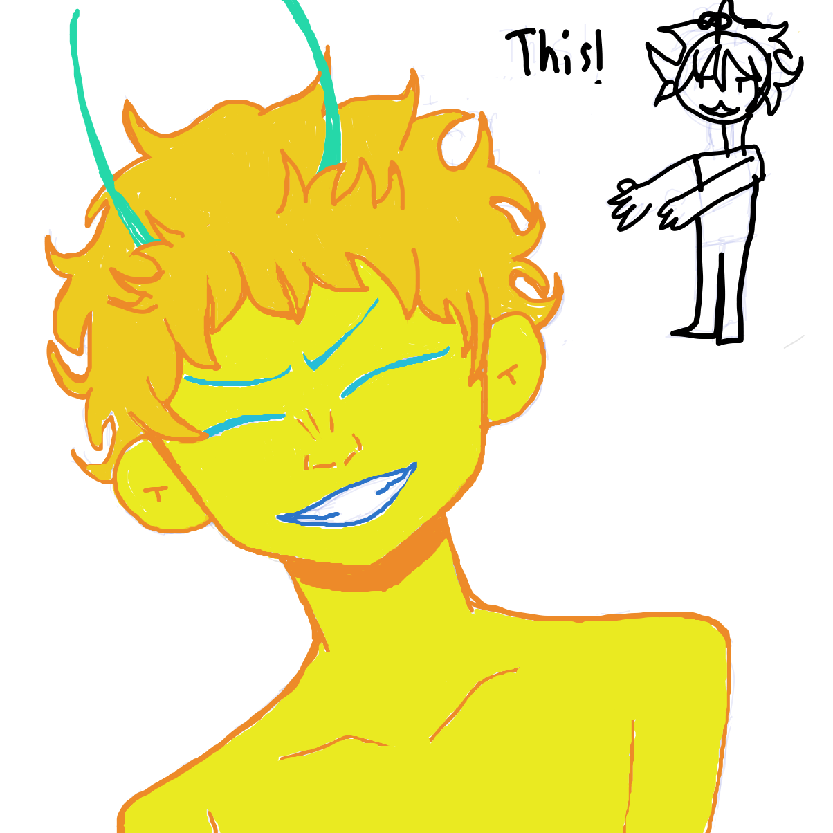 Raz in my style. - Online Drawing Game Comic Strip Panel by xx.jas.xx