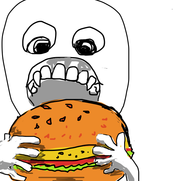 Drawing in Burgurt = Burguer + Yogurt by RafaelH