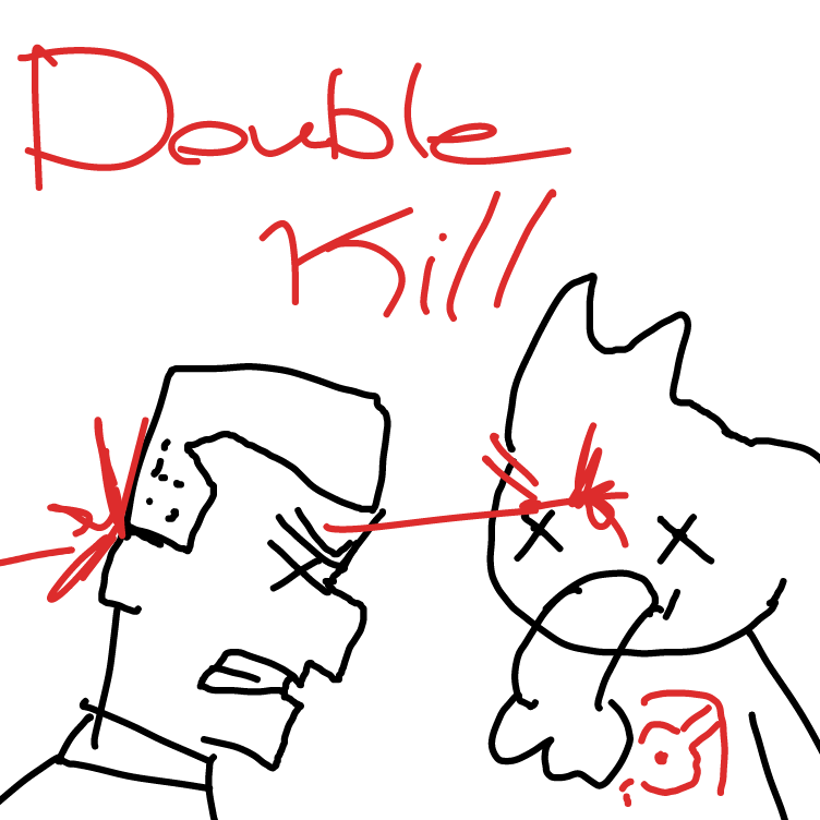 Drawing in A detective's case by pewpew