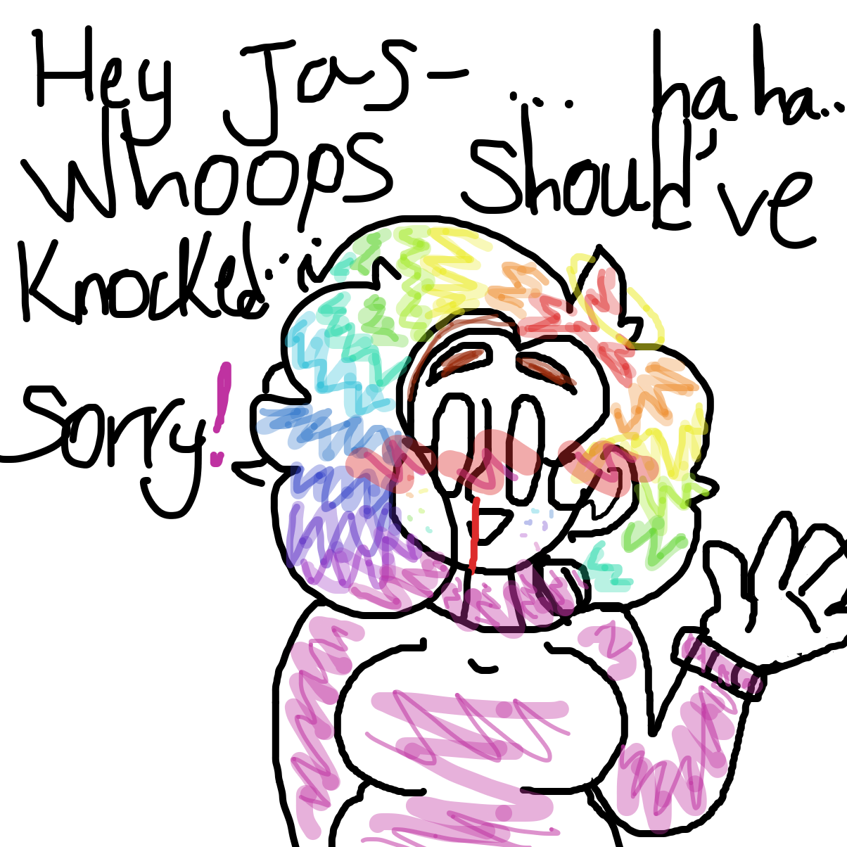 Drawing in Help by YanaTheDankest