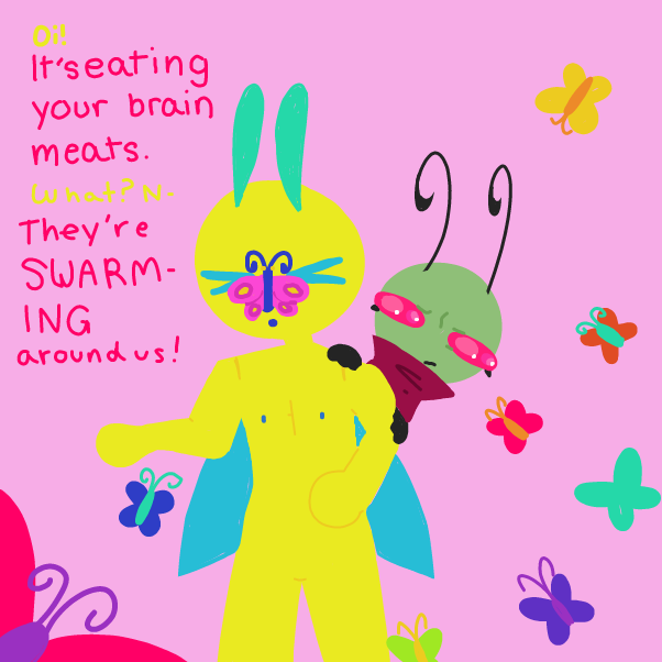 Drawing in A BUG? ❤️ by Elle