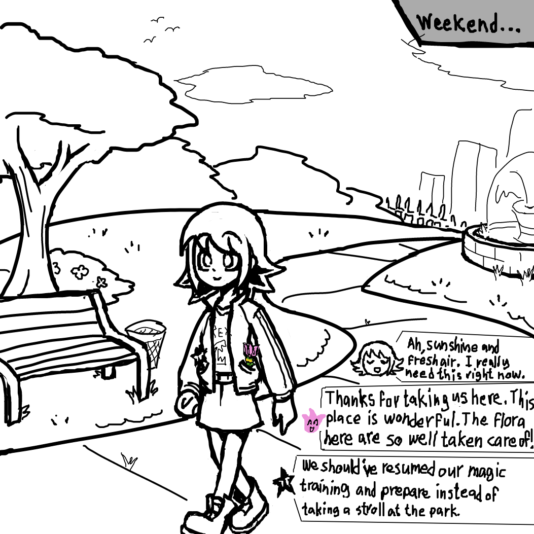 Liked webcomic Running Out of Panels 5: Blooming Botanical Buddy