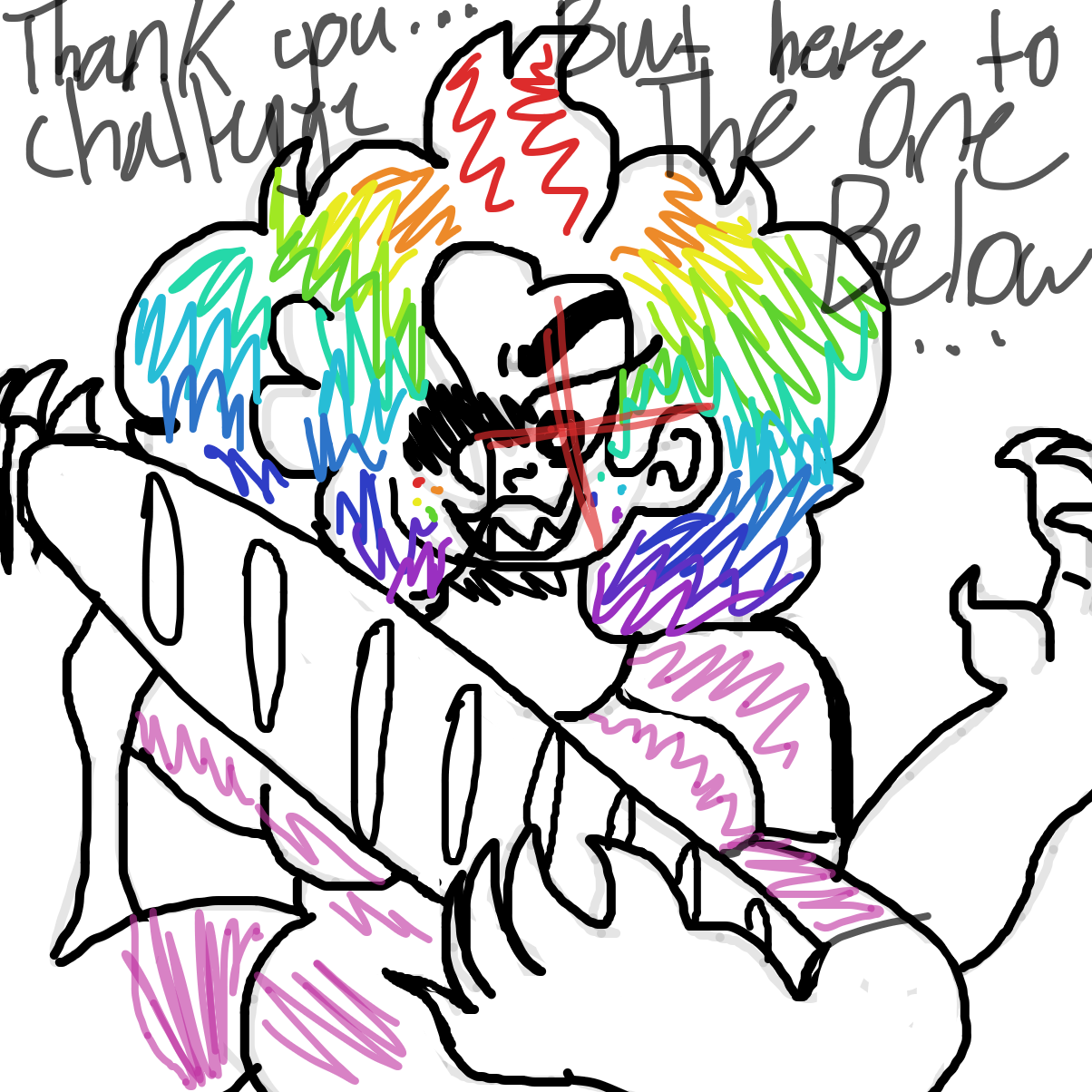 Drawing in Draw ur persona interacting w/ the next/last panel by YanaTheDankest