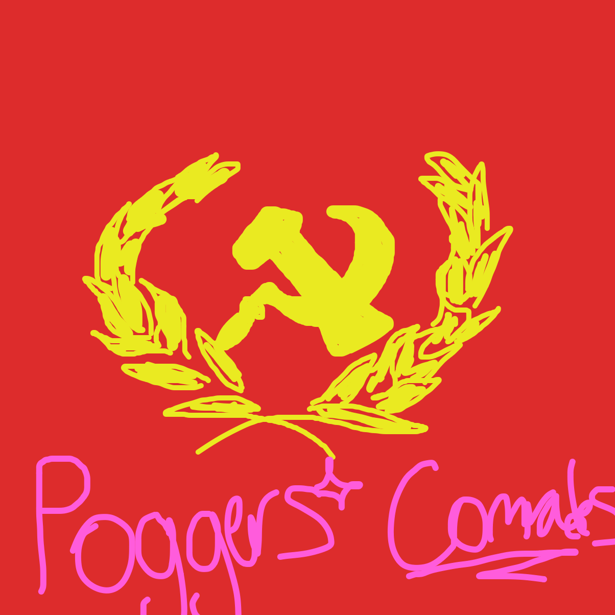 Poggers comrades 🔥 - Online Drawing Game Comic Strip Panel by YanaTheDankest