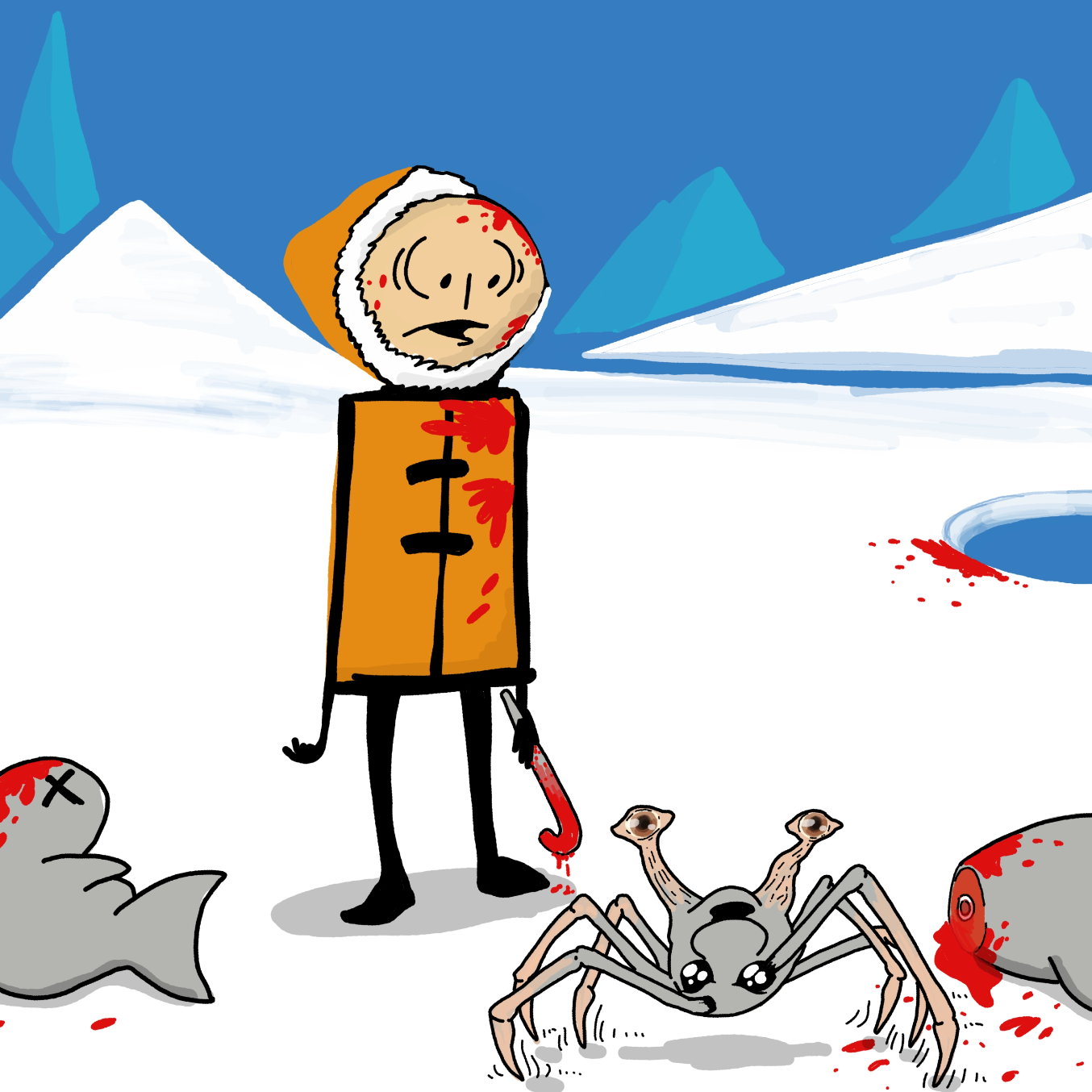  - Online Drawing Game Comic Strip Panel by Wizard Croissant