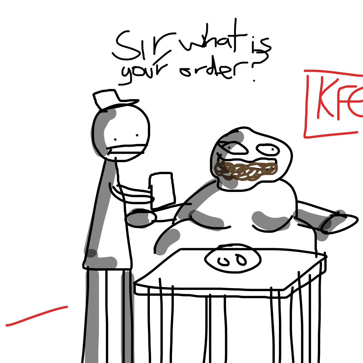 Drawing in Burgurt = Burguer + Yogurt by TheOddExplorers