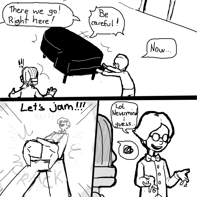 Drawing in strong kid by Sluggishfella