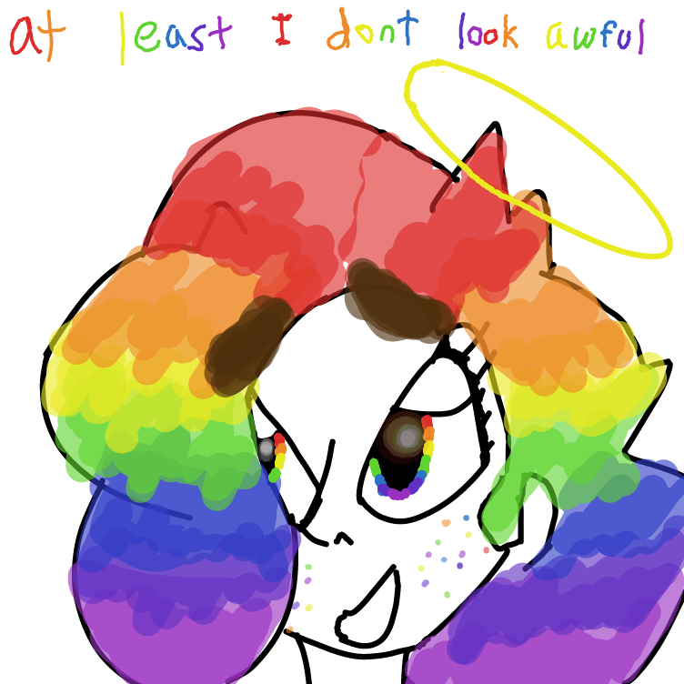 your rainbow verson - Online Drawing Game Comic Strip Panel by Timebreak