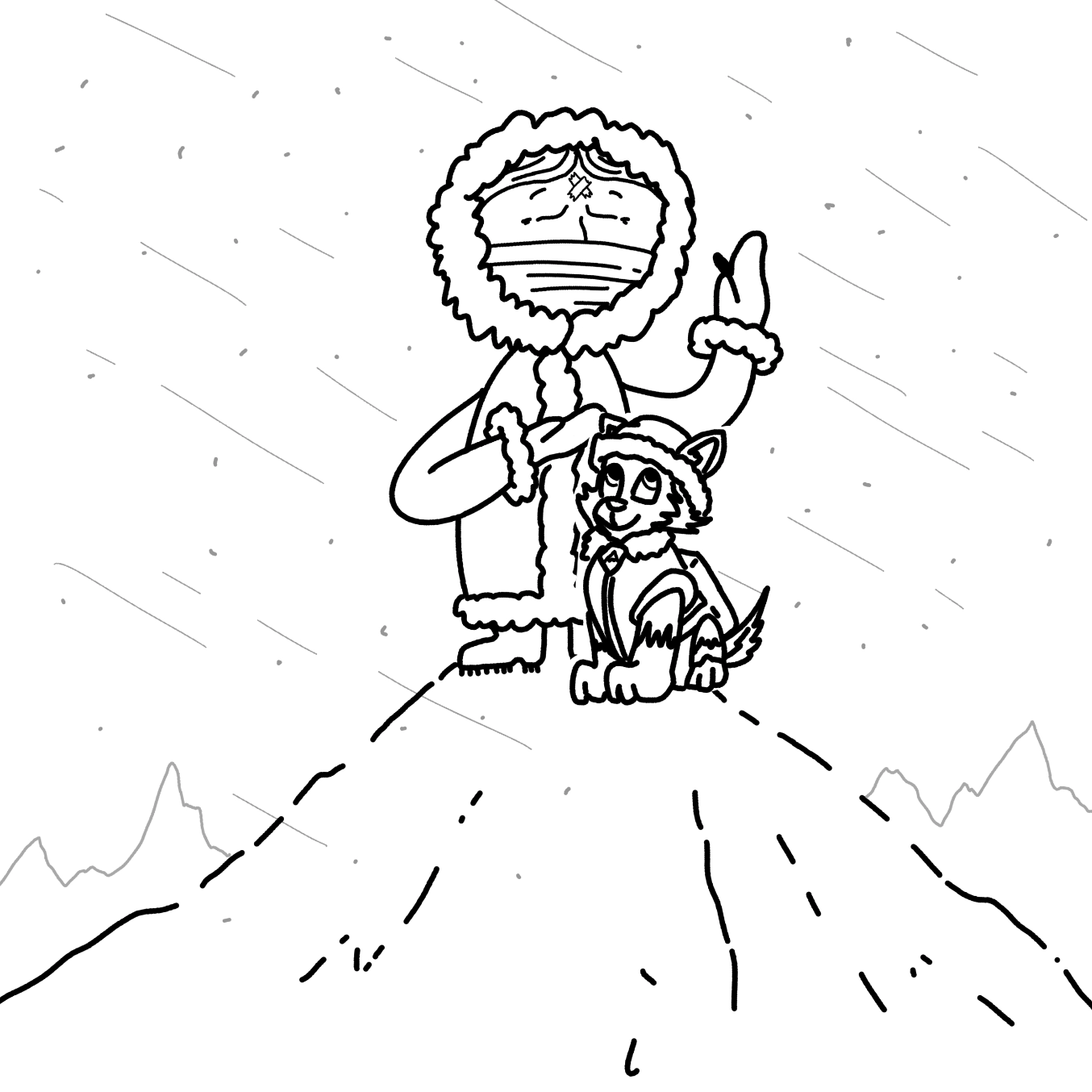  - Online Drawing Game Comic Strip Panel by Wizard Croissant