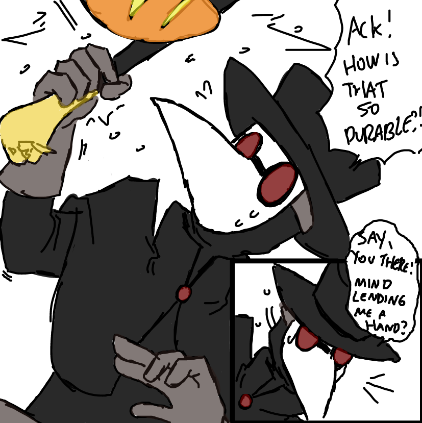 Drawing in Draw ur persona interacting w/ the next/last panel by ⚰