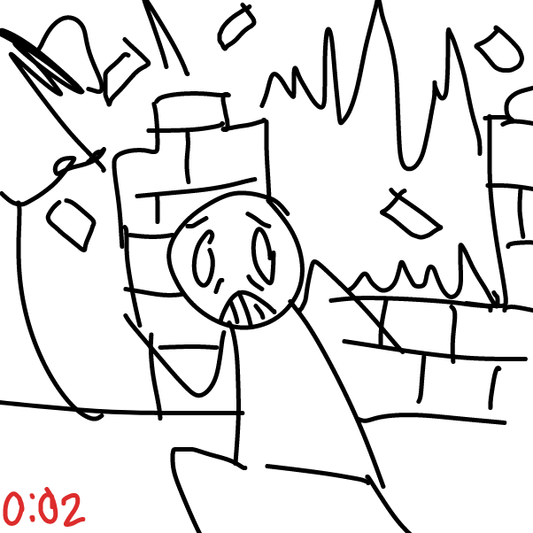  - Online Drawing Game Comic Strip Panel by SeanTrunks