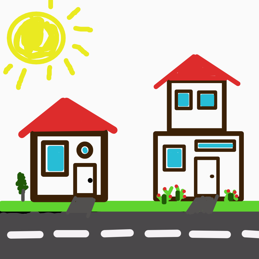 Today I woke up in my house, I sleep upstairs and have a square window/ - Online Drawing Game Comic Strip Panel by JamieGirl