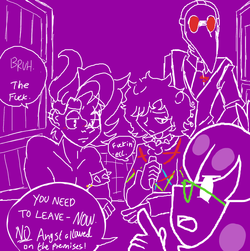 Added an extra edgelord. - Online Drawing Game Comic Strip Panel by ⚰