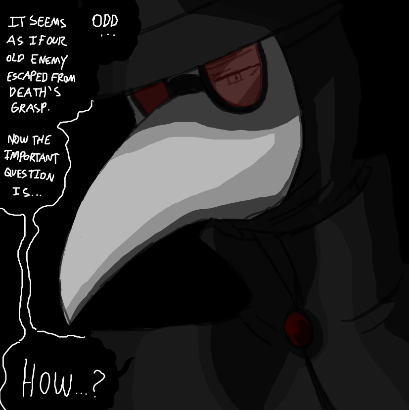 Well isn't this an odd predicament? - Online Drawing Game Comic Strip Panel by ⚰