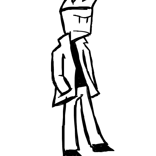 i had to make myself look angry - Online Drawing Game Comic Strip Panel by 🔲