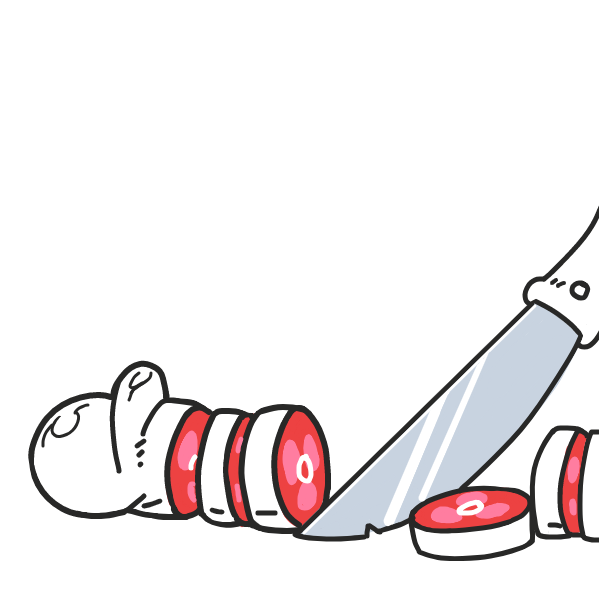 Drawing in Cutting It . . . by Cake Emoji