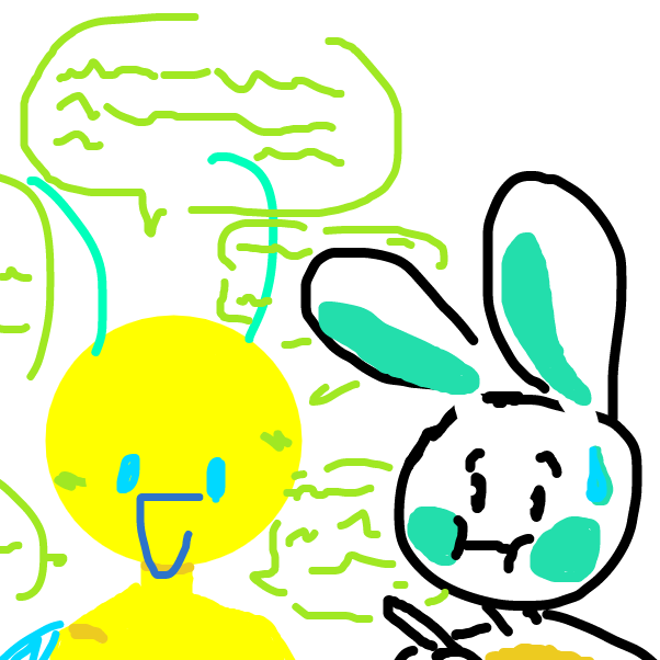 and suddenly chumk realized she made a mistake.... - Online Drawing Game Comic Strip Panel by Razputin