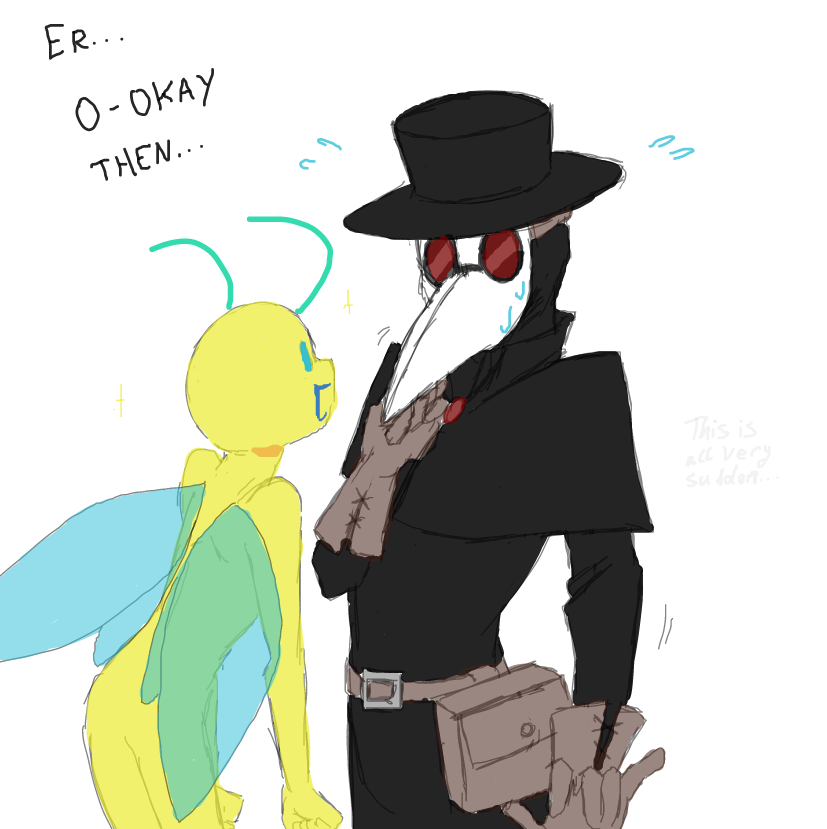 Oooookaaaaay... - Online Drawing Game Comic Strip Panel by ⚰