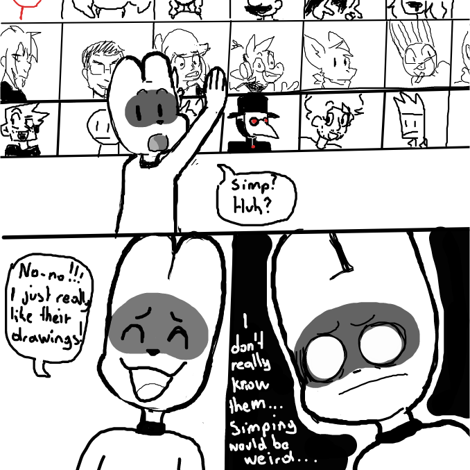  - Online Drawing Game Comic Strip Panel by Sluggishfella