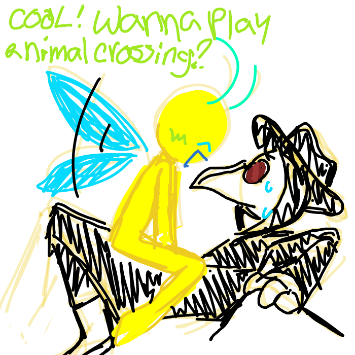 sorry for sketchyness xd - Online Drawing Game Comic Strip Panel by Razputin