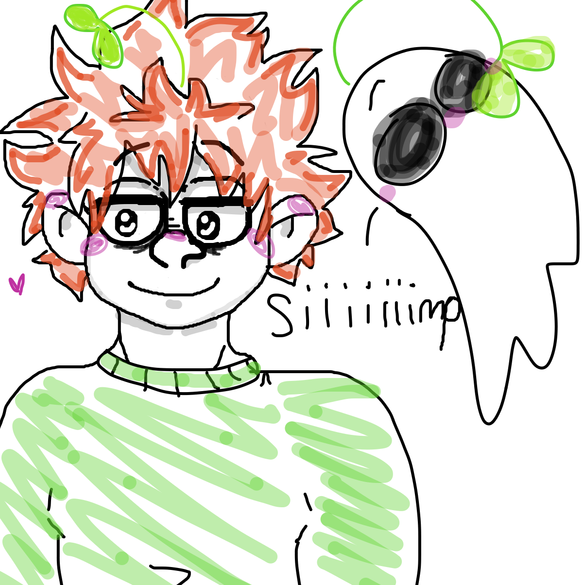 Siiiiiimp~👻 - Online Drawing Game Comic Strip Panel by YanaTheDankest