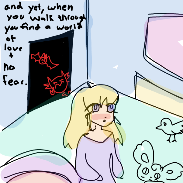 Drawing in When you feel afraid? by MovedAccounts