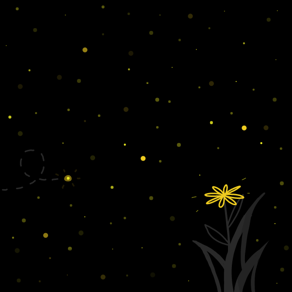 In the dark, a light shines - Online Drawing Game Comic Strip Panel by Elle