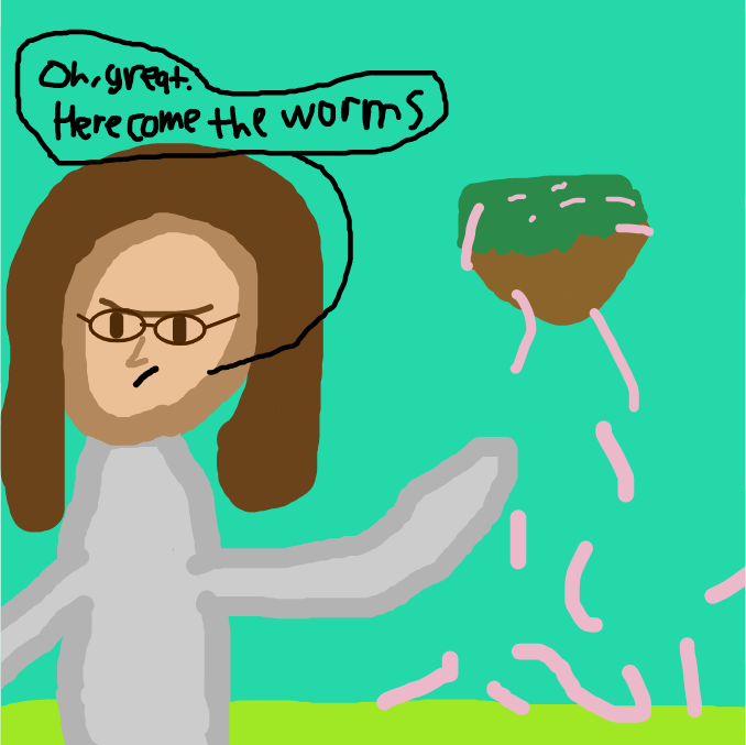 Drawing in The worms by Fooperterooney