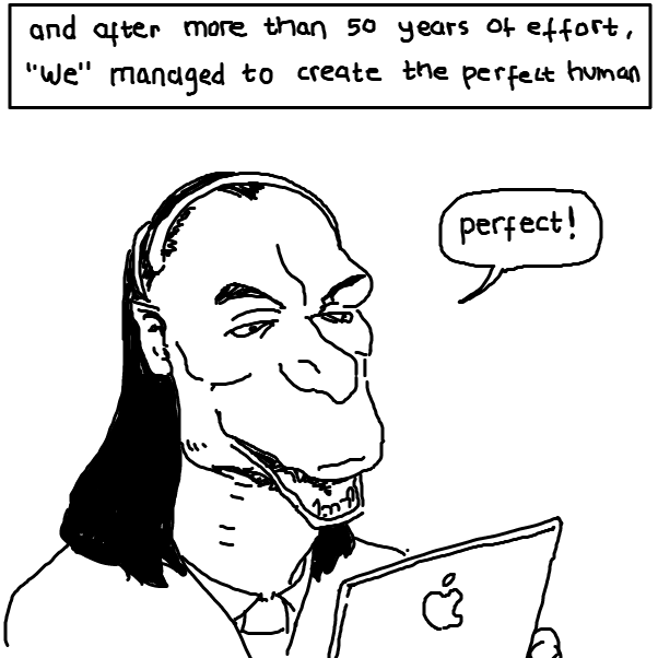 Drawing in post humanism by Fathur