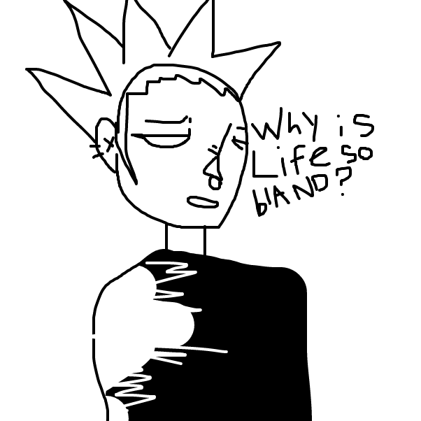 Drawing in Angry for the Music by Hans_Is_back