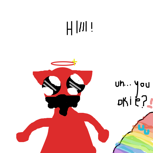 Drawing in best friends version 2     o _ 0 by XD