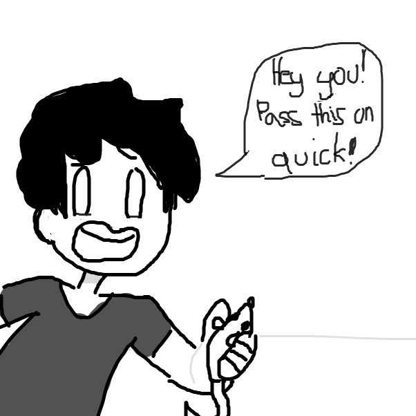 Prompt: Draw with your mouse, and if you can't, draw anything mouse related. Or don't doesn't matter ^^ - Online Drawing Game Comic Strip Panel by Sluggishfella
