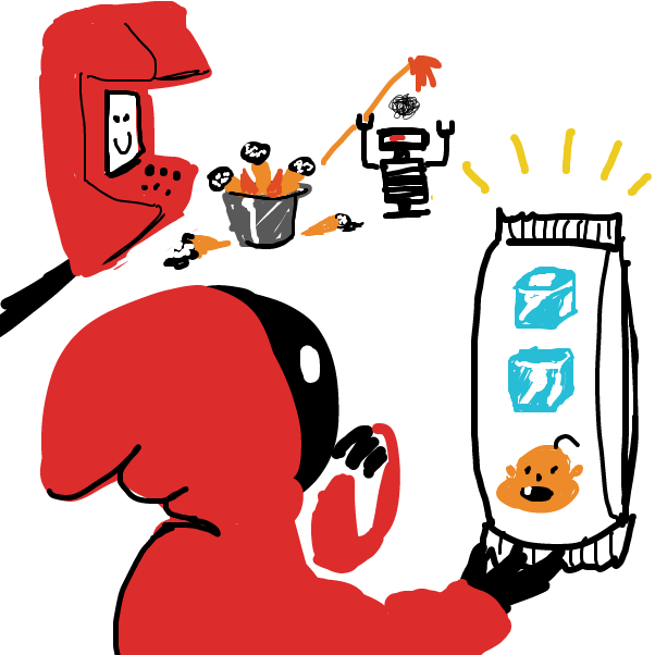 careful what you wish for - Online Drawing Game Comic Strip Panel by Peyocay