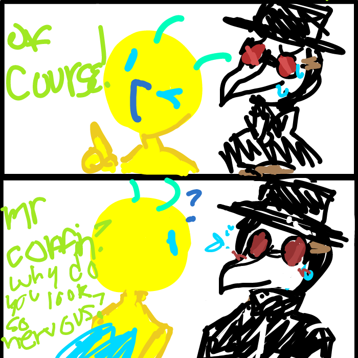 really enjoying this duo so far >:]  - Online Drawing Game Comic Strip Panel by Razputin