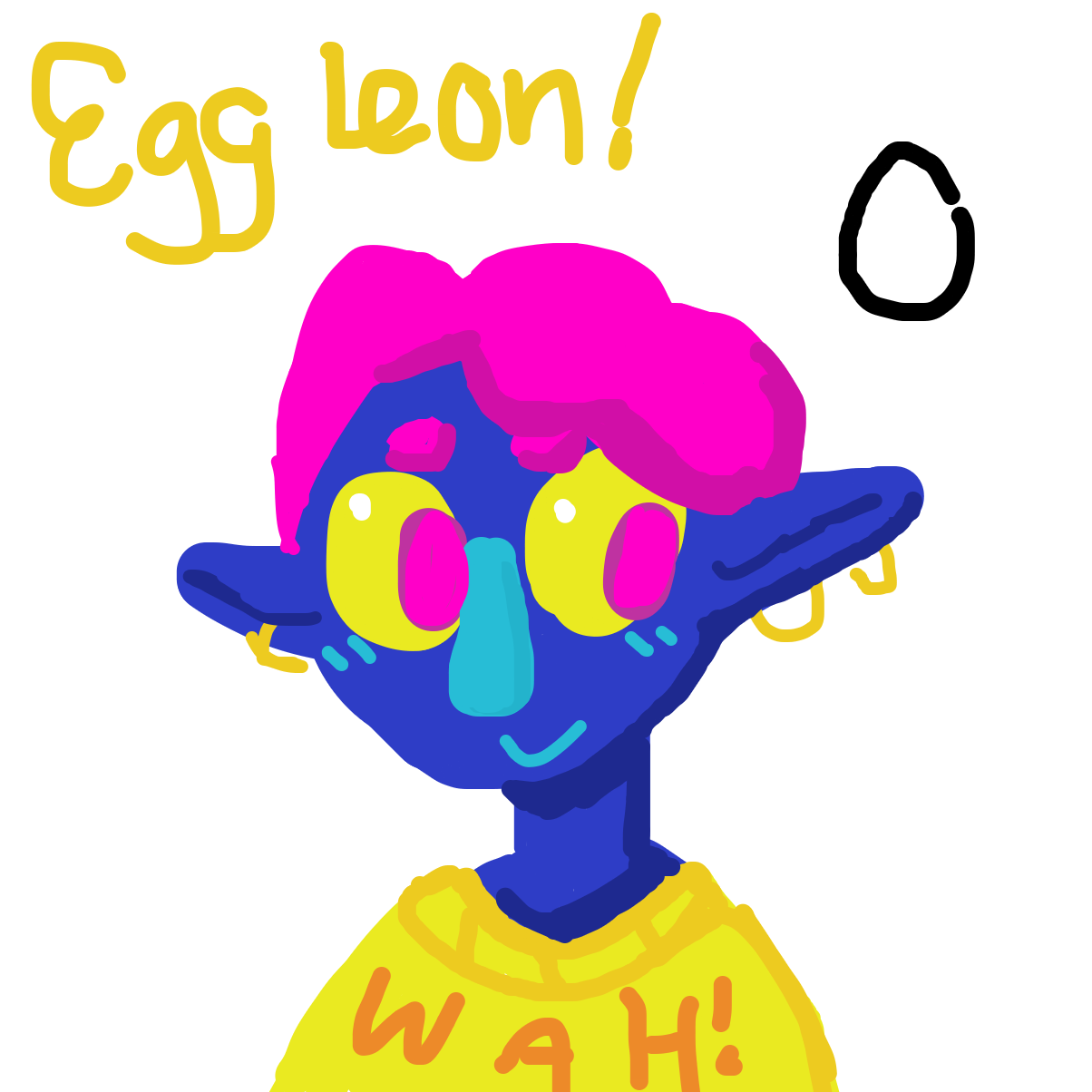 Hope I’m not being too dramatic when I say I’m absolutely in love with the way eggleons character looks. - Online Drawing Game Comic Strip Panel by Razputin