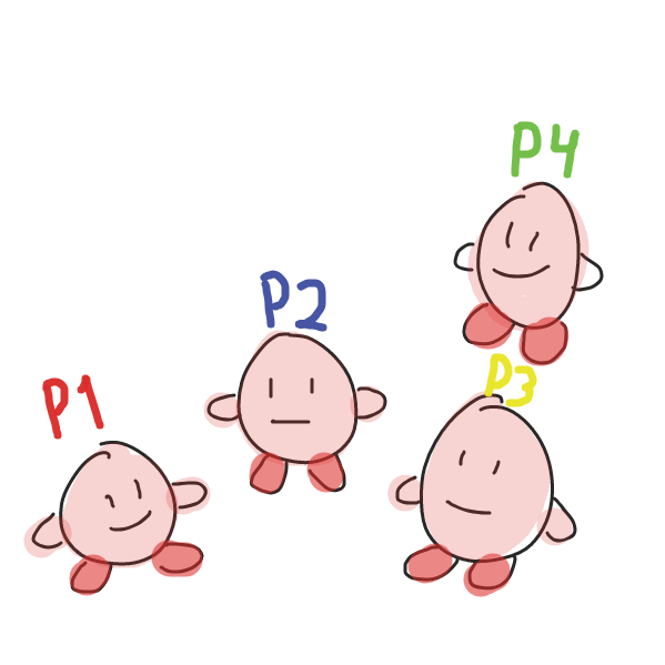 Kirby! Kirby! Kirby! Kirby! - Online Drawing Game Comic Strip Panel by Zipperino