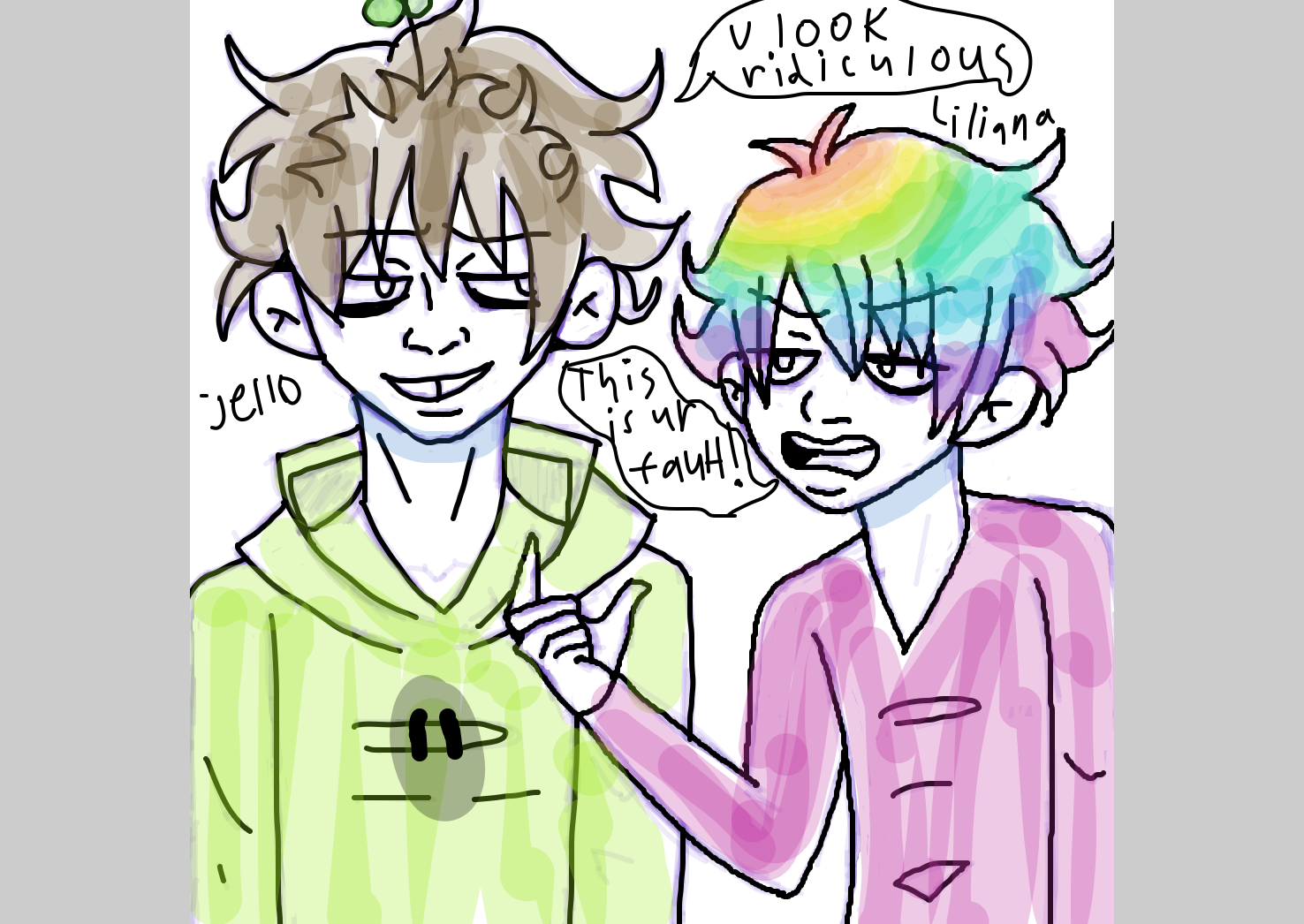  - Online Drawing Game Comic Strip Panel by xx.jas.xx