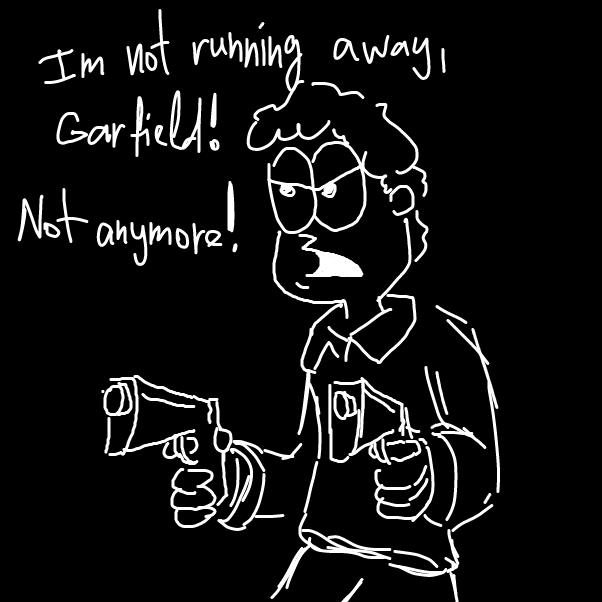 Drawing in you can't hide, jon by Robro