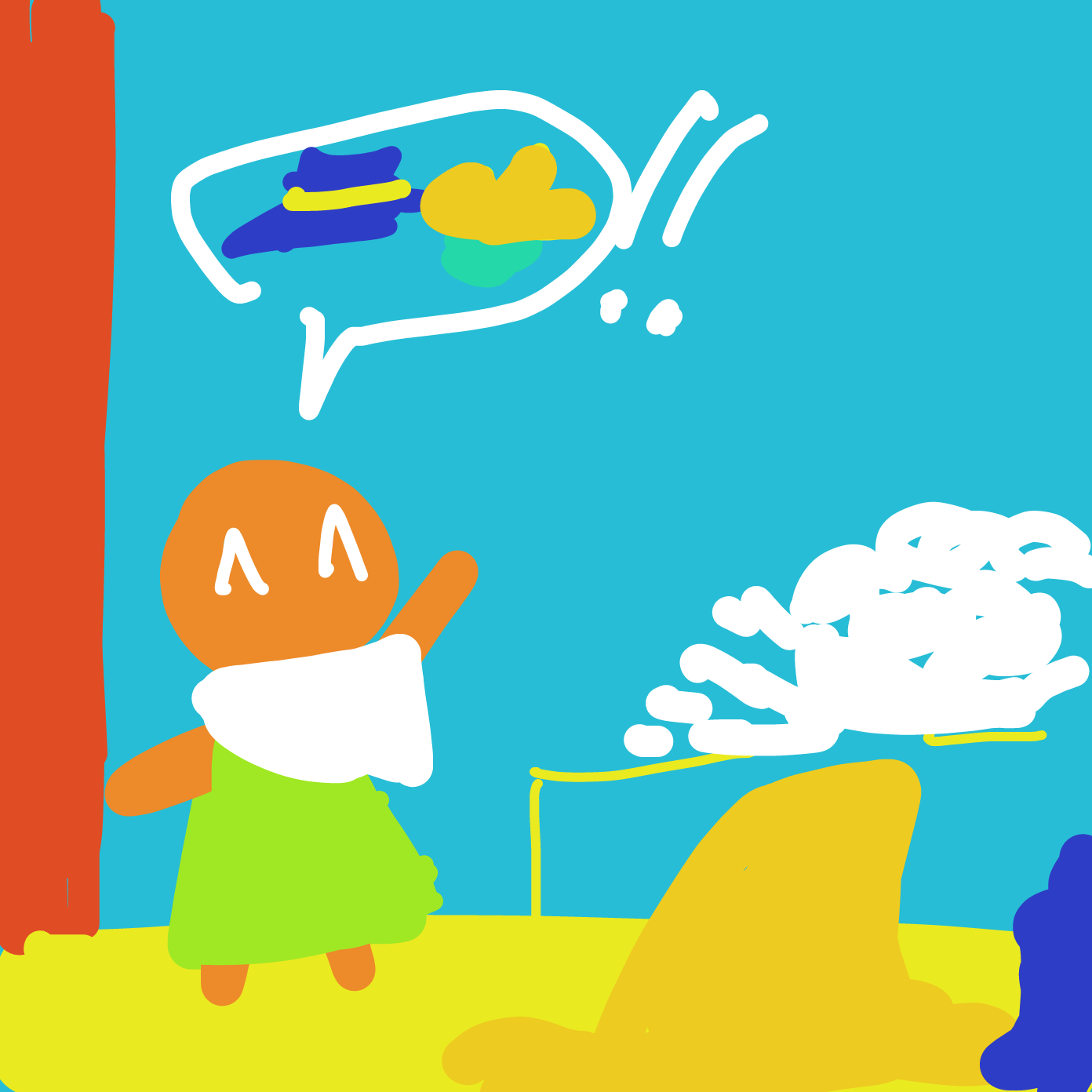  - Online Drawing Game Comic Strip Panel by Chumky