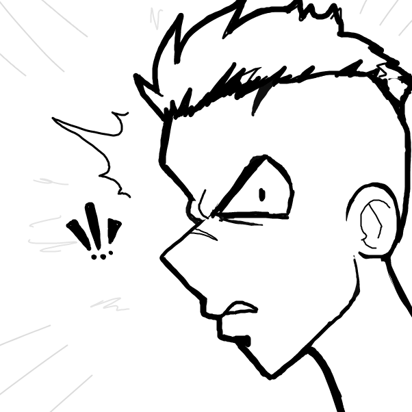 They notice someone staring! - Online Drawing Game Comic Strip Panel by Sluggishfella