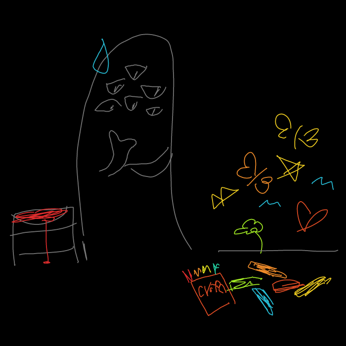 his kids drew on the wall - Online Drawing Game Comic Strip Panel by Razputin