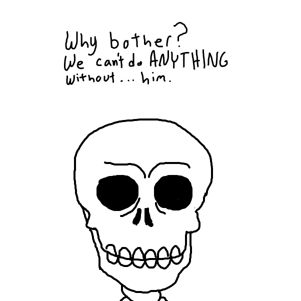 Drawing in Skin And Bones by Emjaypatrick