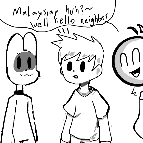 well we a nearby country!.... - Online Drawing Game Comic Strip Panel by FifaSam