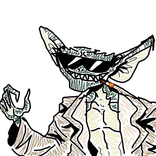 smokin gremlin swag B) - Online Drawing Game Comic Strip Panel by CherryKakyoin